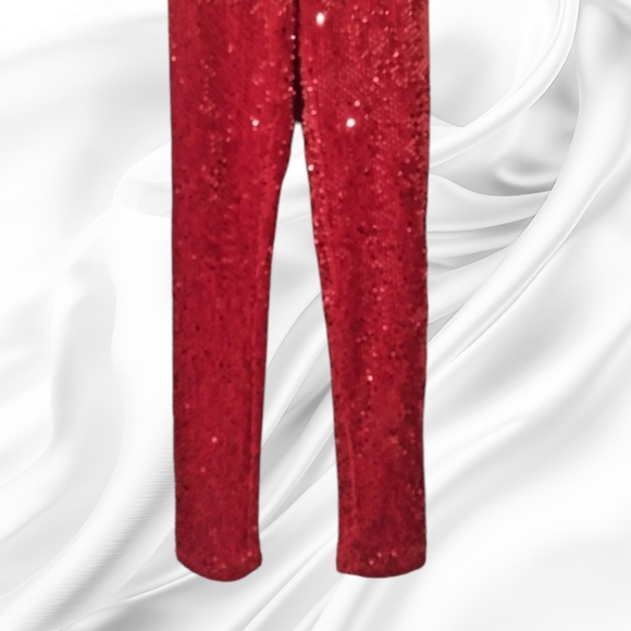 NWOT Hot Miami Styles  Red Sequins Jumpsuit - Picture 5 of 8